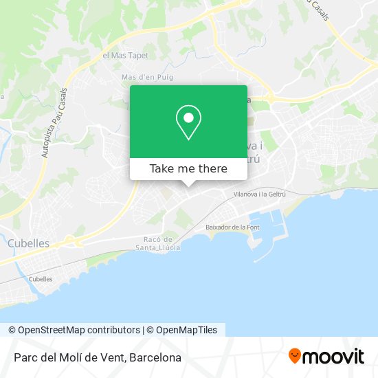 Parc del Molí de Vent map