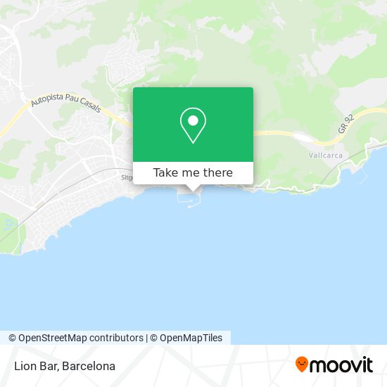 Lion Bar map