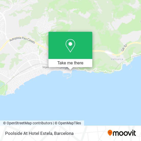 Poolside At Hotel Estela map