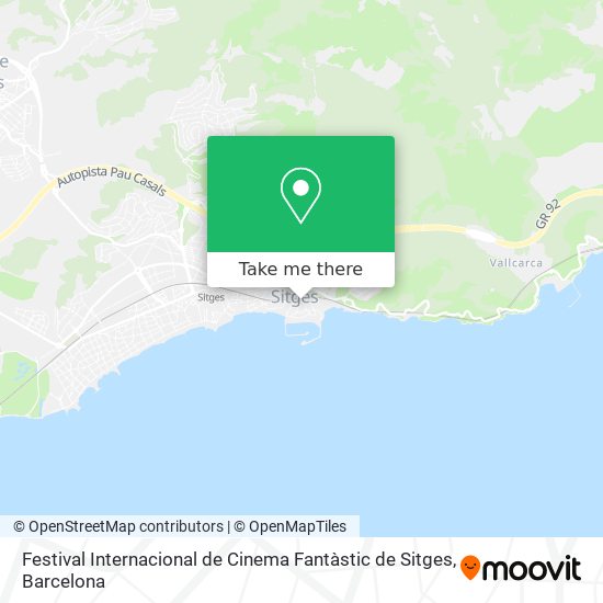 Festival Internacional de Cinema Fantàstic de Sitges map