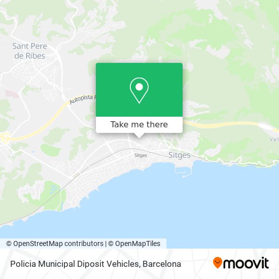 Policia Municipal Diposit Vehicles map
