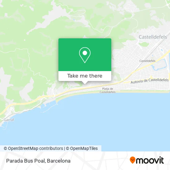 Parada Bus Poal map