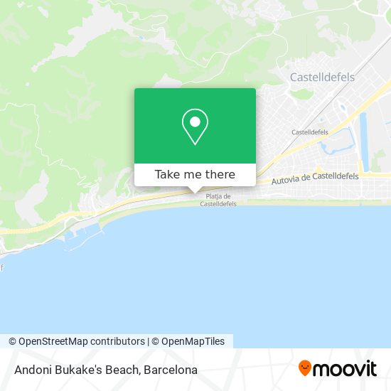 Andoni Bukake's Beach map