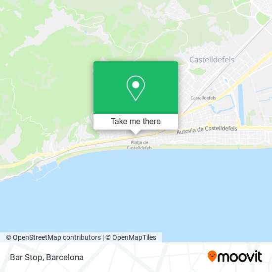 Bar Stop map