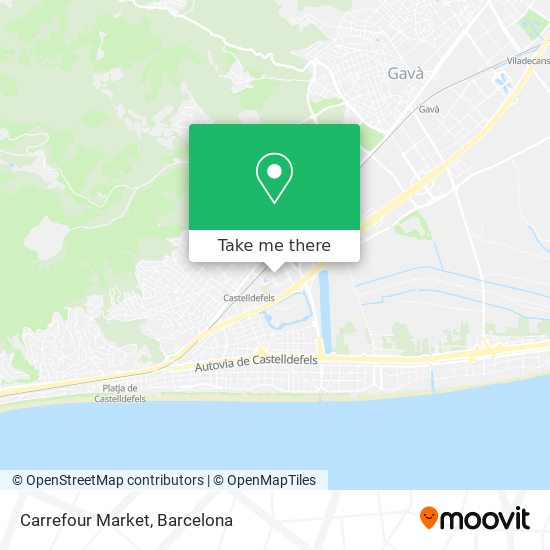 Carrefour Market map