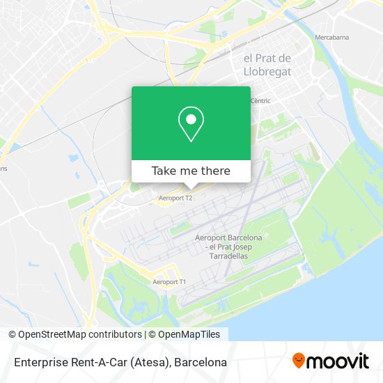 Enterprise Rent-A-Car (Atesa) map