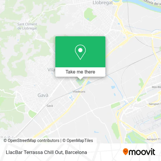 LlacBar Terrassa Chill Out map