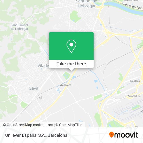 Unilever España, S.A. map