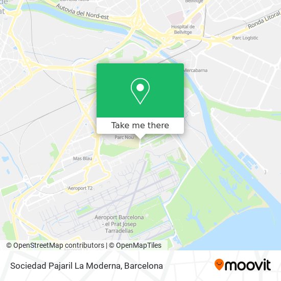 Sociedad Pajaril La Moderna map