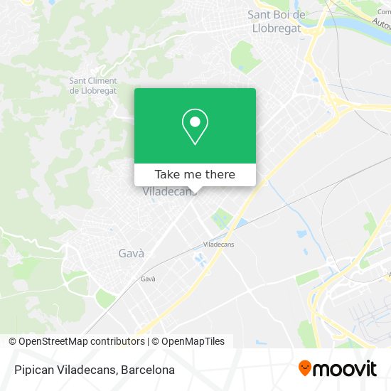 Pipican Viladecans map