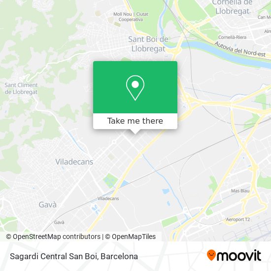 Sagardi Central San Boi map