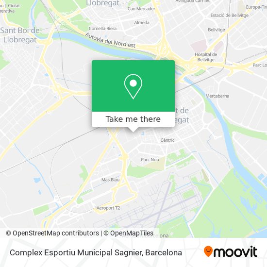 Complex Esportiu Municipal Sagnier map