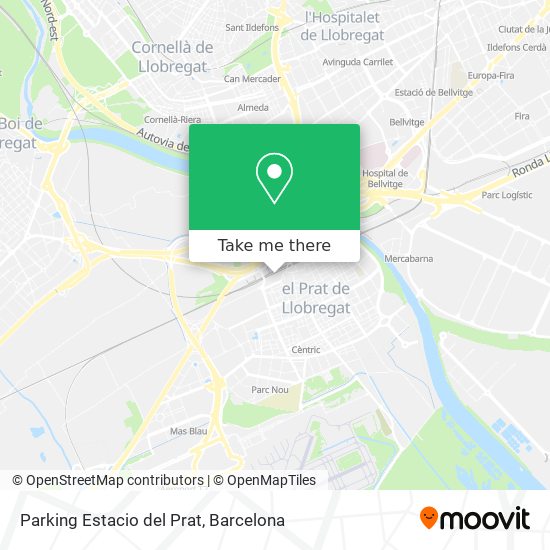 Parking Estacio del Prat map