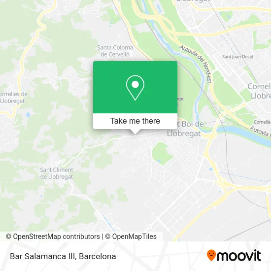 Bar Salamanca III map