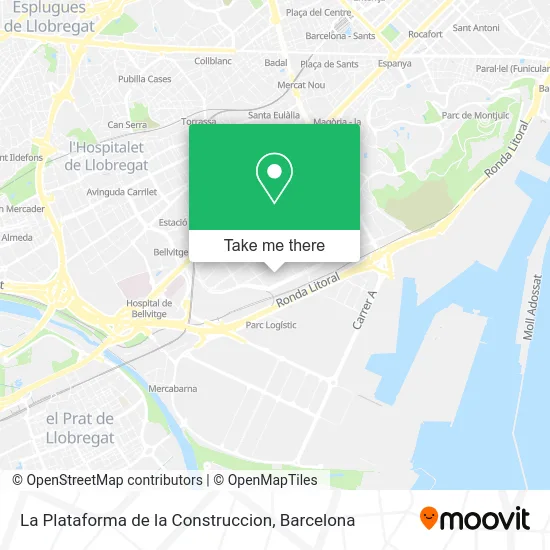 La Plataforma de la Construccion map