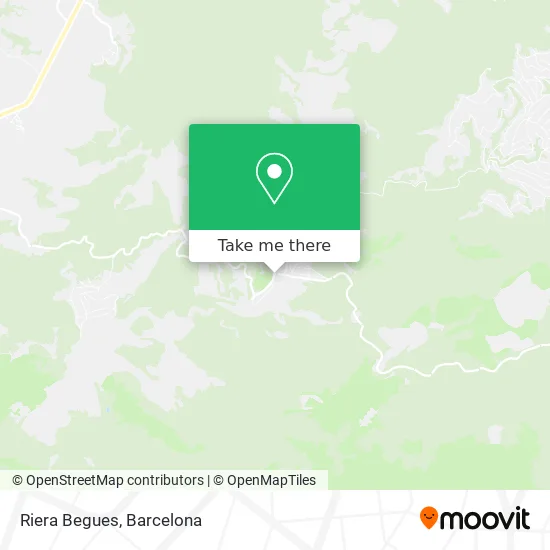 Riera Begues map