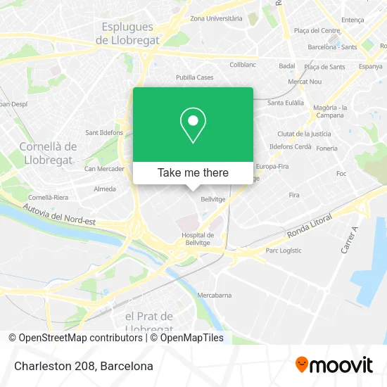 Charleston 208 map