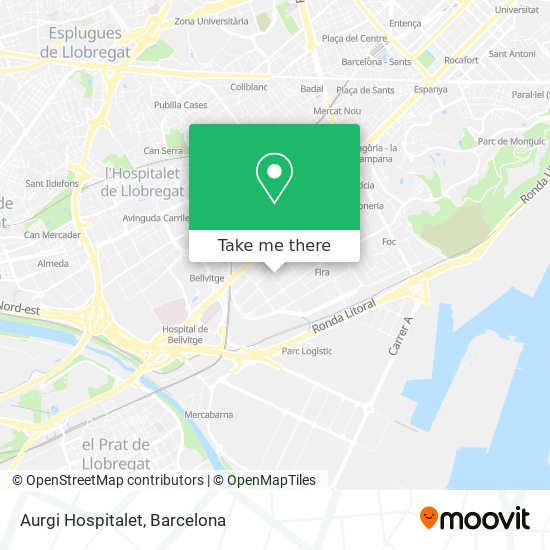 mapa Aurgi Hospitalet