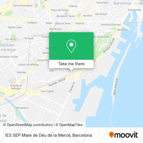 IES SEP Mare de Déu de la Mercé map