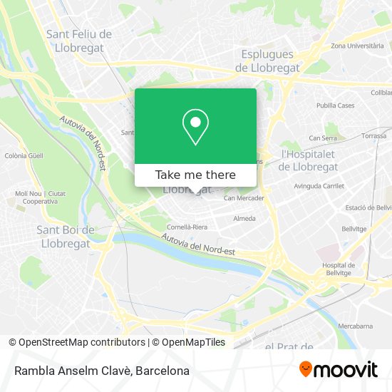 Rambla Anselm Clavè map