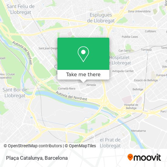 Plaça Catalunya map