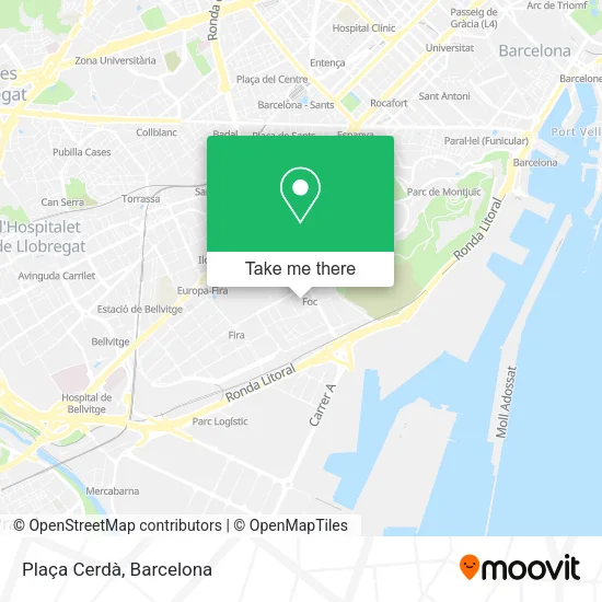 Plaça Cerdà map