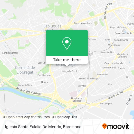 Iglesia Santa Eulalia De Merida map