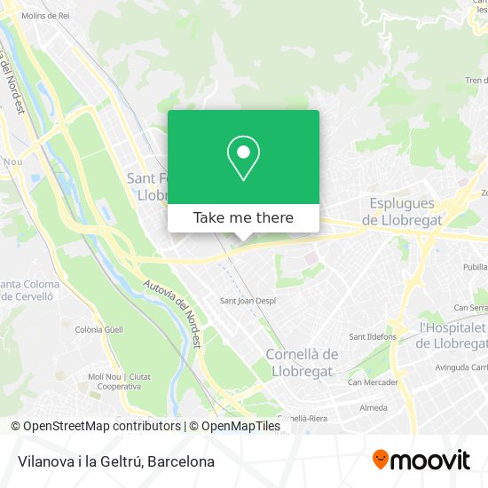 Vilanova i la Geltrú map
