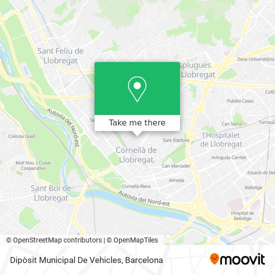 Dipòsit Municipal De Vehicles map