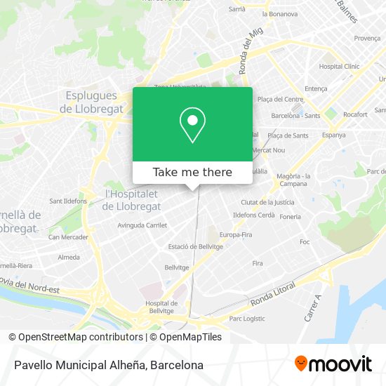 Pavello Municipal Alheña map