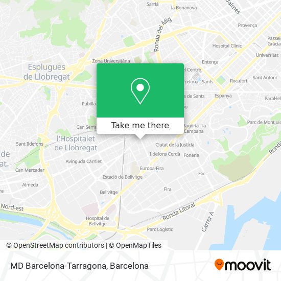 mapa MD Barcelona-Tarragona