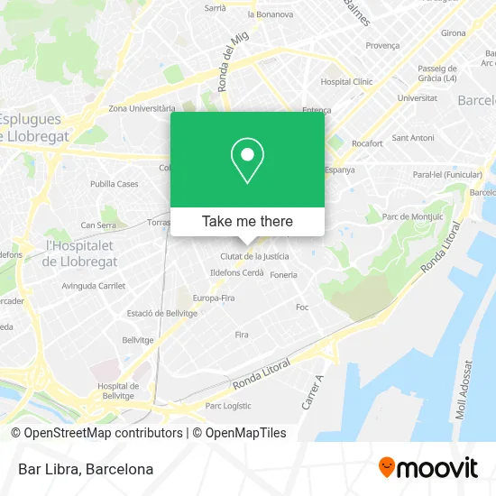 Bar Libra map