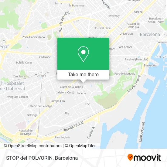 STOP del POLVORIN map