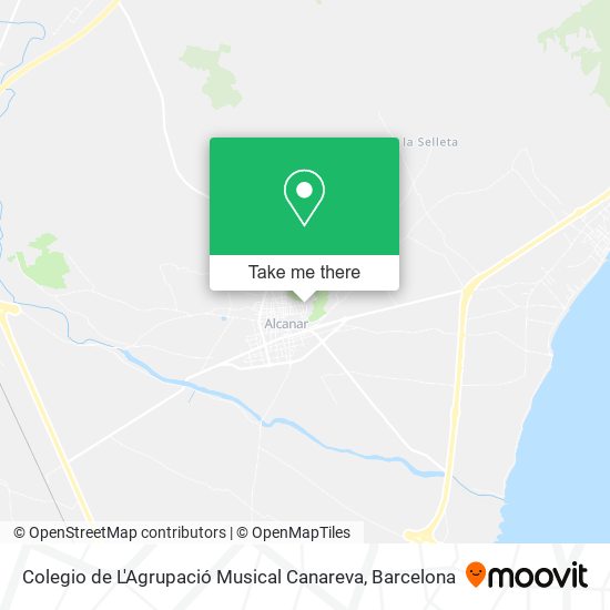 Colegio de L'Agrupació Musical Canareva map