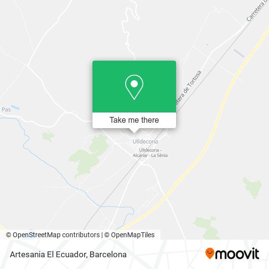 Artesania El Ecuador map