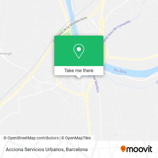 Acciona Servicios Urbanos map