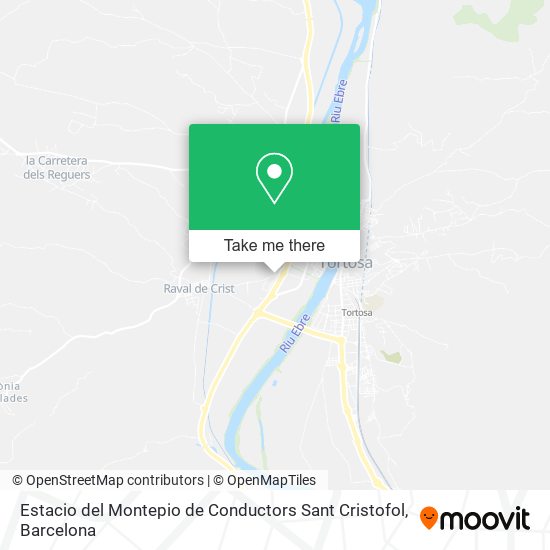 Estacio del Montepio de Conductors Sant Cristofol map