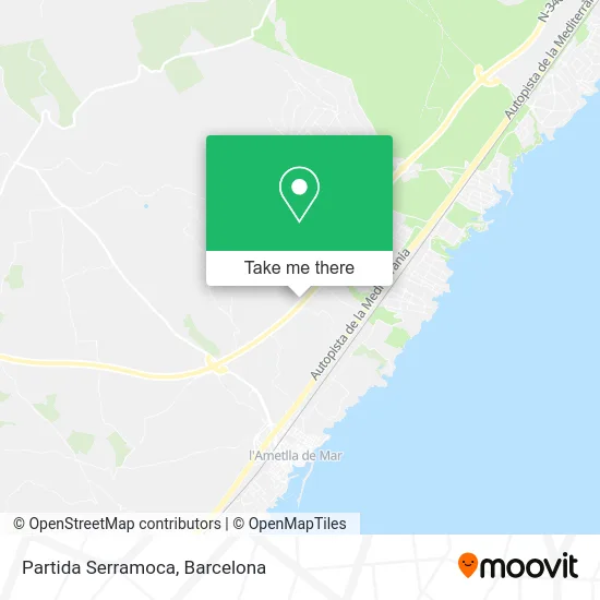 Partida Serramoca map