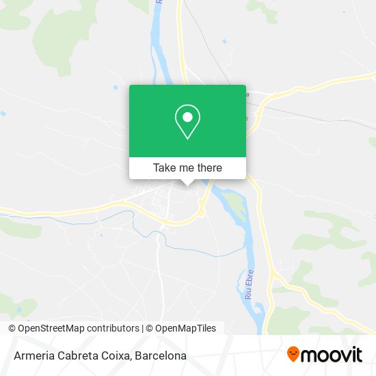 Armeria Cabreta Coixa map