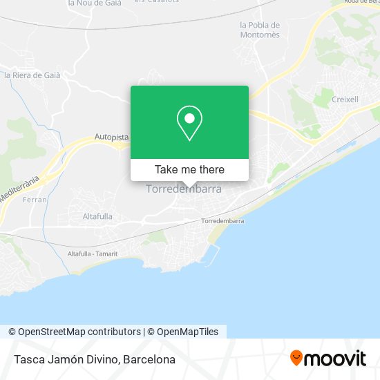 Tasca Jamón Divino map