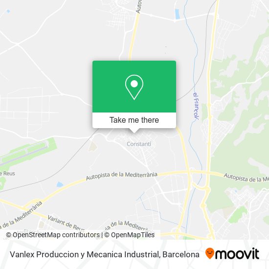 Vanlex Produccion y Mecanica Industrial map