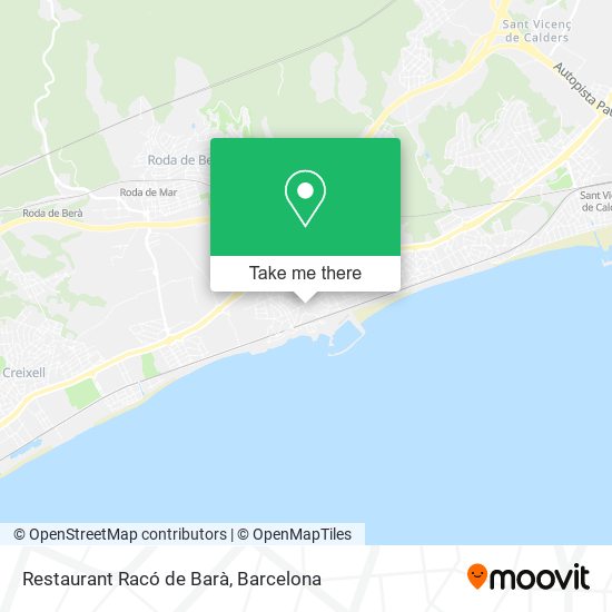 Restaurant Racó de Barà map