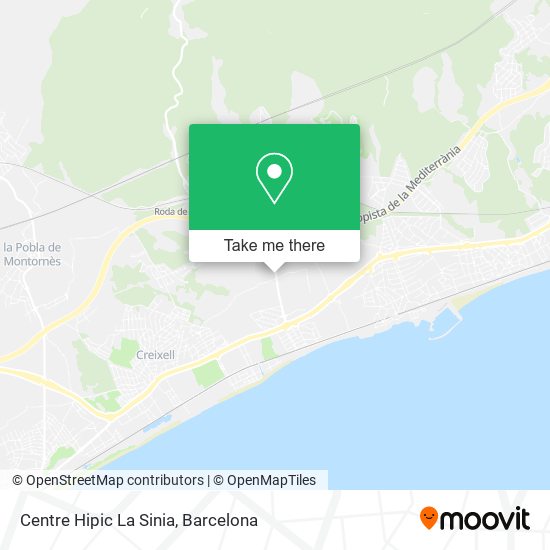 Centre Hipic La Sinia map