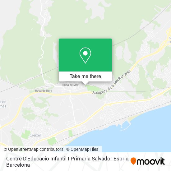 Centre D'Educacio Infantil I Primaria Salvador Espriu map