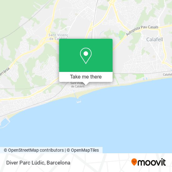 Diver Parc Lúdic map