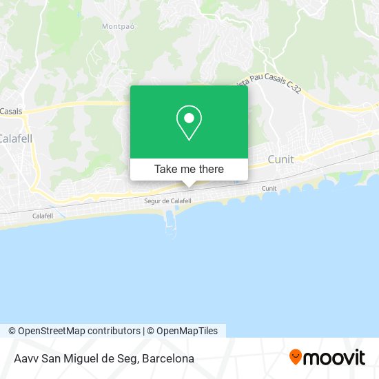 Aavv San Miguel de Seg map