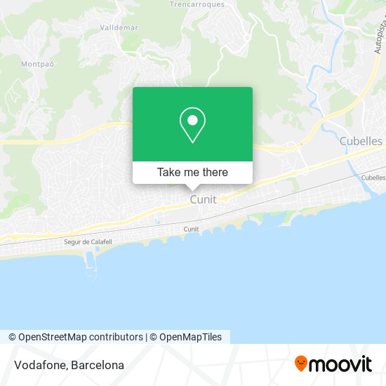 Vodafone map