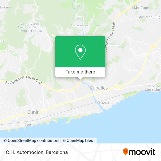C.H. Automocion map