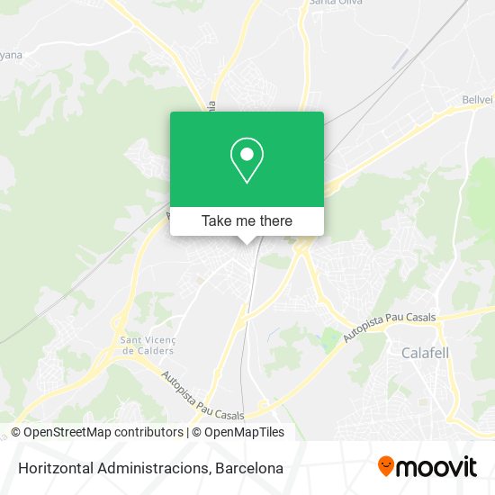 Horitzontal Administracions map