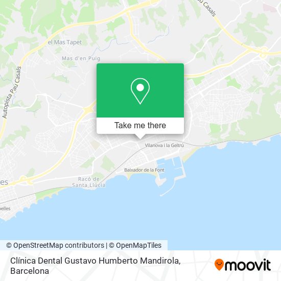 Clínica Dental Gustavo Humberto Mandirola map